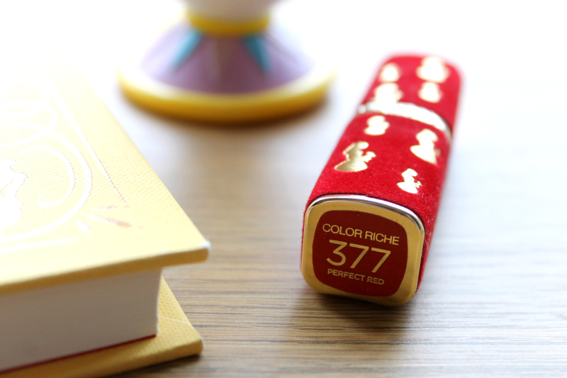 Cocktails in Teacups Disney Life Parenting Travle Blog L'Oreal Color Riche Beauty and the Beast Lipstick in Belle Review 2